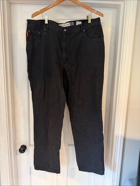 Bugle Boy Men's Black Relaxed Jeans